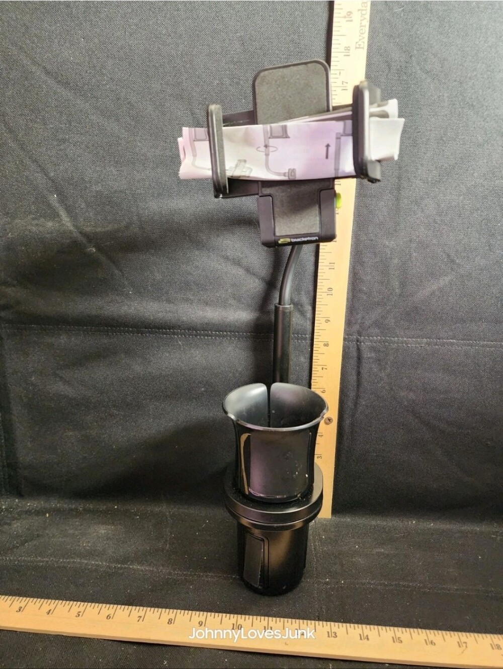 Bracketron TripGrip Cup Holder Phone Mount Black New Barely Used